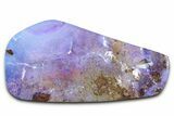 Polished Blue Boulder Opal Split Pair - Queensland, Australia #381629-1